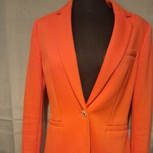 Tommy Hilfiger Women's Bold Orange Blazer
